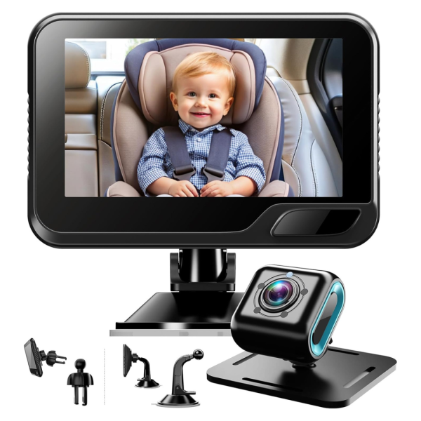 Baby Car Camera 4.3  HD Night Vision Baby Car Mirror For Discount