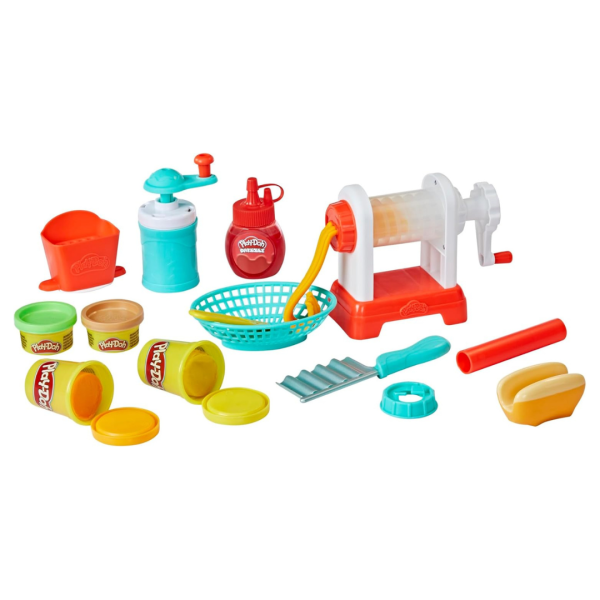Play-Doh Kitchen Creations Spiral Fries Playset With 5 Cans Of Modeling Compound Colors Discount