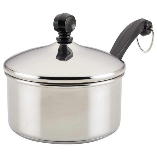 Farberware Classic Stainless Steel 1 Quart Sauce Pan Saucepan w  Lid For Cheap