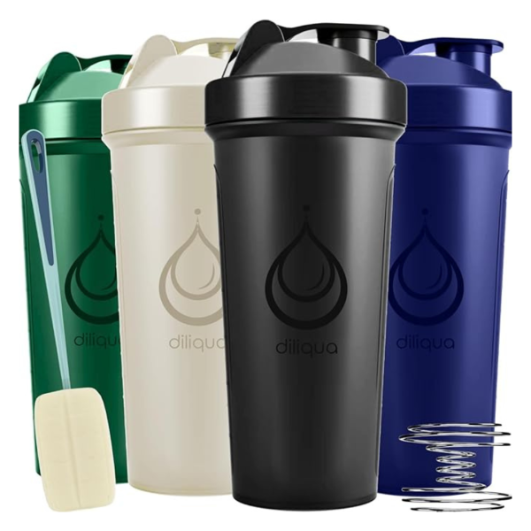4-Pack BPA-Free & Dishwasher Safe Blender Shaker Bottle, 28 Oz Online Hot Sale