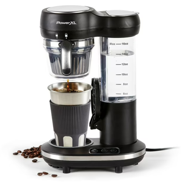 16oz PowerXL Grind and Go Plus Automatic Single-Serve Coffee Machine Hot on Sale