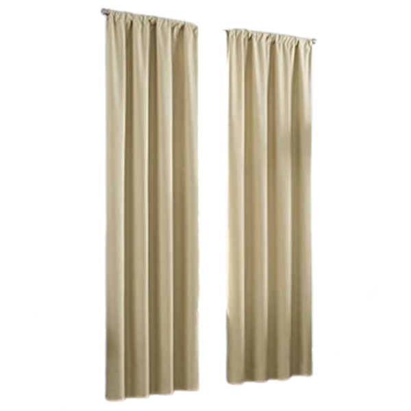 ECLIPSE 42  x 95  Kendall Modern Blackout Window Curtain Supply