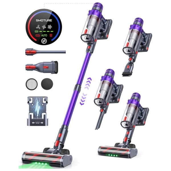Smoture 550W 45KPA 60 Mins Runtime Cordless Handheld Vacuum Cleaner Online Hot Sale