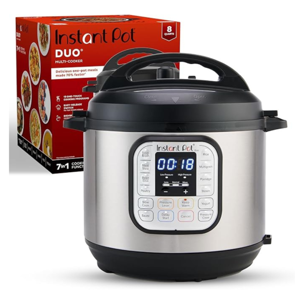 Instant Pot Duo 7-In-1 Electric Pressure Cooker, Slow Cooker, Rice Cooker, Steamer, Sauté, Yogurt Maker, Warmer & Sterilizer Hot on Sale