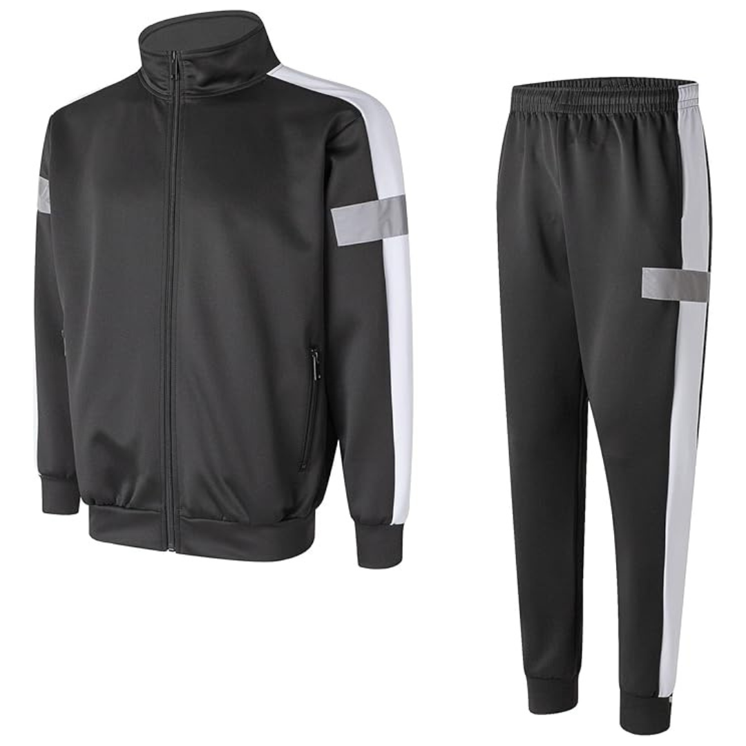 2-Piece Men s Jogging Outfits Tracksuit Set Cheap