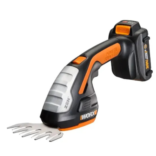 WORX WG801 20V Power Share 4  Cordless Shear And 8  Shrubber Trimmer on Sale