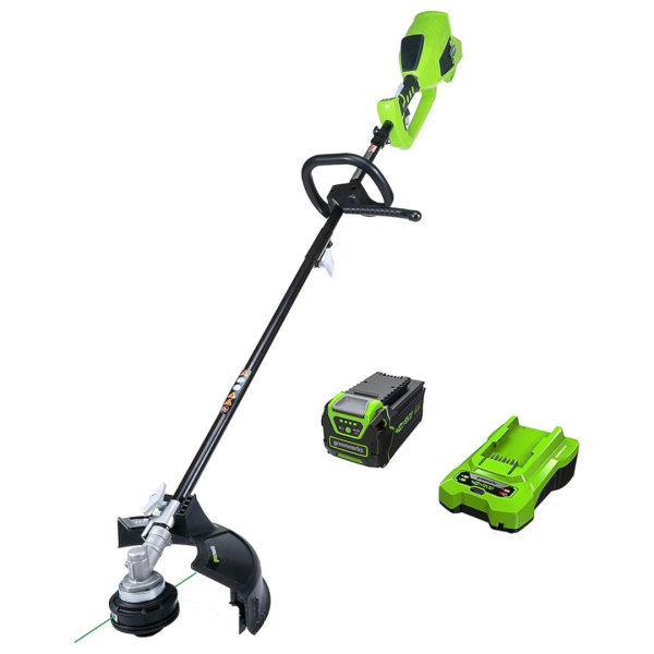 Greenworks 40V 14  Brushless Cordless String Trimmer For Discount