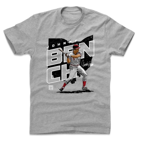 Johnny Bench Player Map K WHT For Cheap