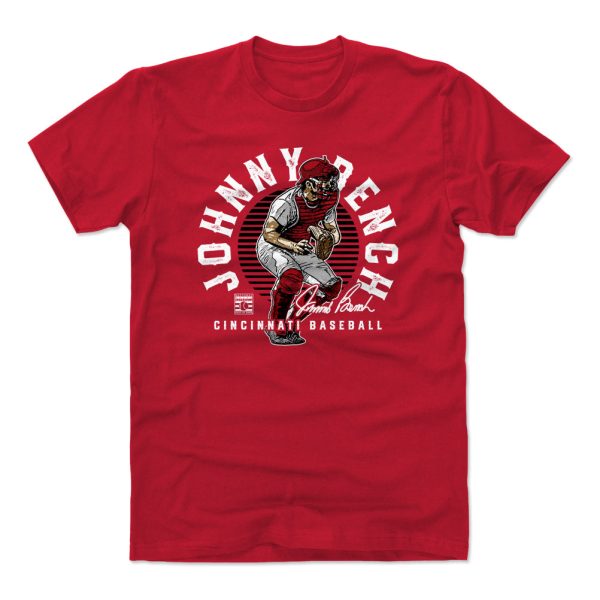 Johnny Bench Emblem K WHT Supply