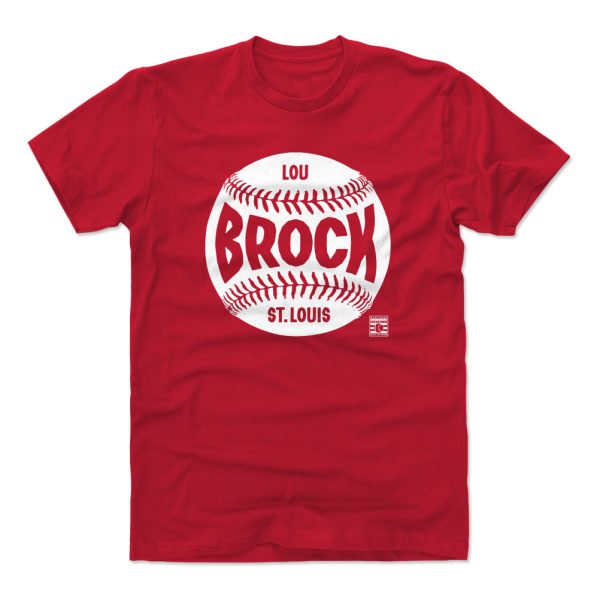 Lou Brock St. Louis Baseball WHT For Sale