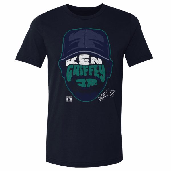 Ken Griffey Jr. Seattle Player Silhouette WHT Hot on Sale - Image 2