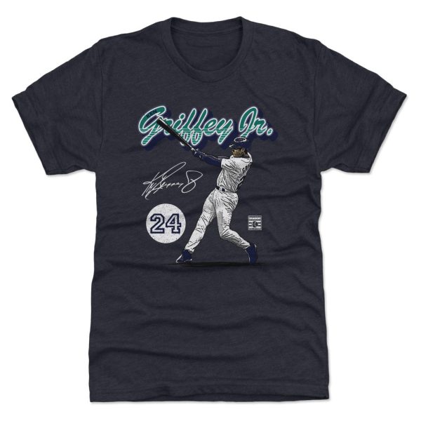 Ken Griffey Jr. Seattle Retro Script WHT Hot on Sale