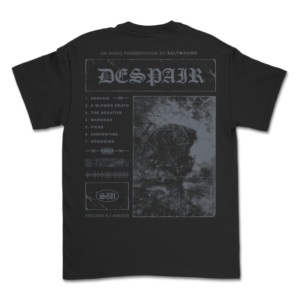 Saltwound - Despair T-Shirt Hot on Sale - Image 3