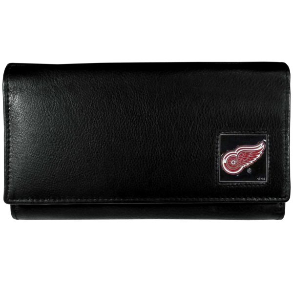 Detroit Red Wings® Leather Trifold Wallet For Sale - Image 4