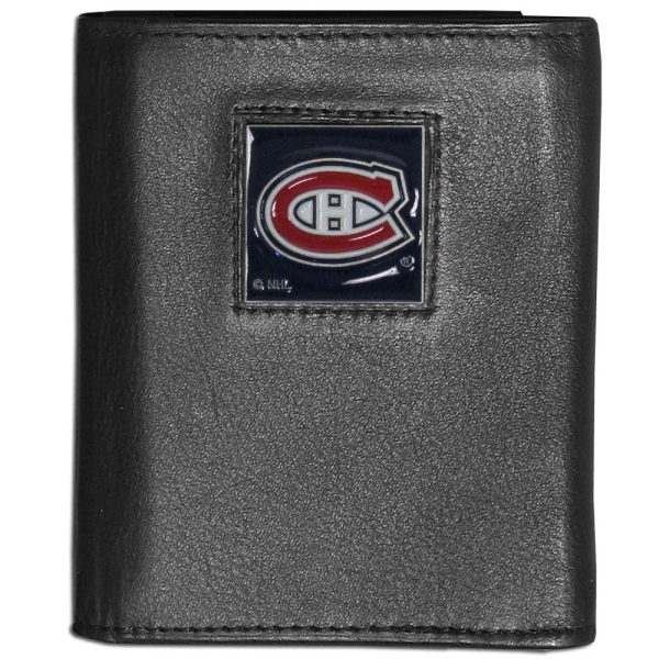 Montreal Canadiens® Leather Trifold Wallet Supply