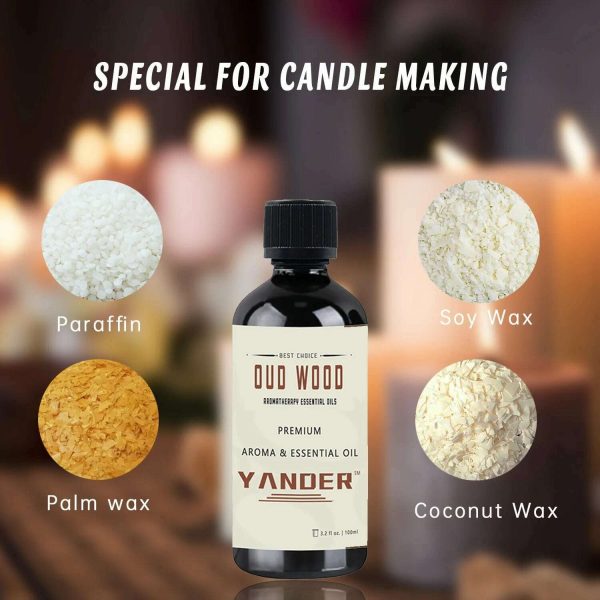 C023 Oud wood high concentrated candle oils for candle making Oriental Woody Fragrance oils Fashion - Image 5