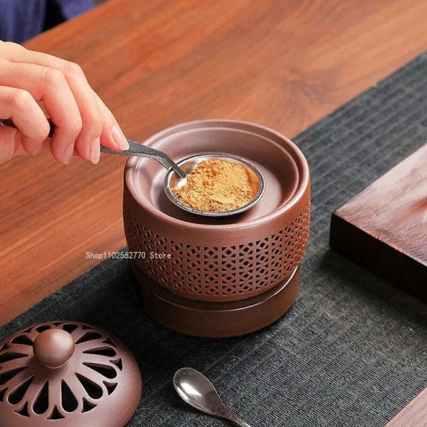 Ceramic Electric Incense Burner Home Indoor Timing Temperature Control Incense Burner Point seal Incense Powder Heating Tools Online Hot Sale - Image 4