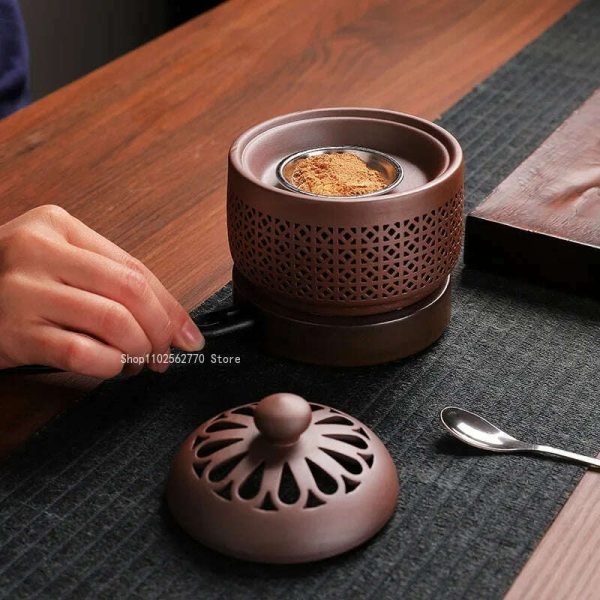 Ceramic Electric Incense Burner Home Indoor Timing Temperature Control Incense Burner Point seal Incense Powder Heating Tools Online Hot Sale - Image 3